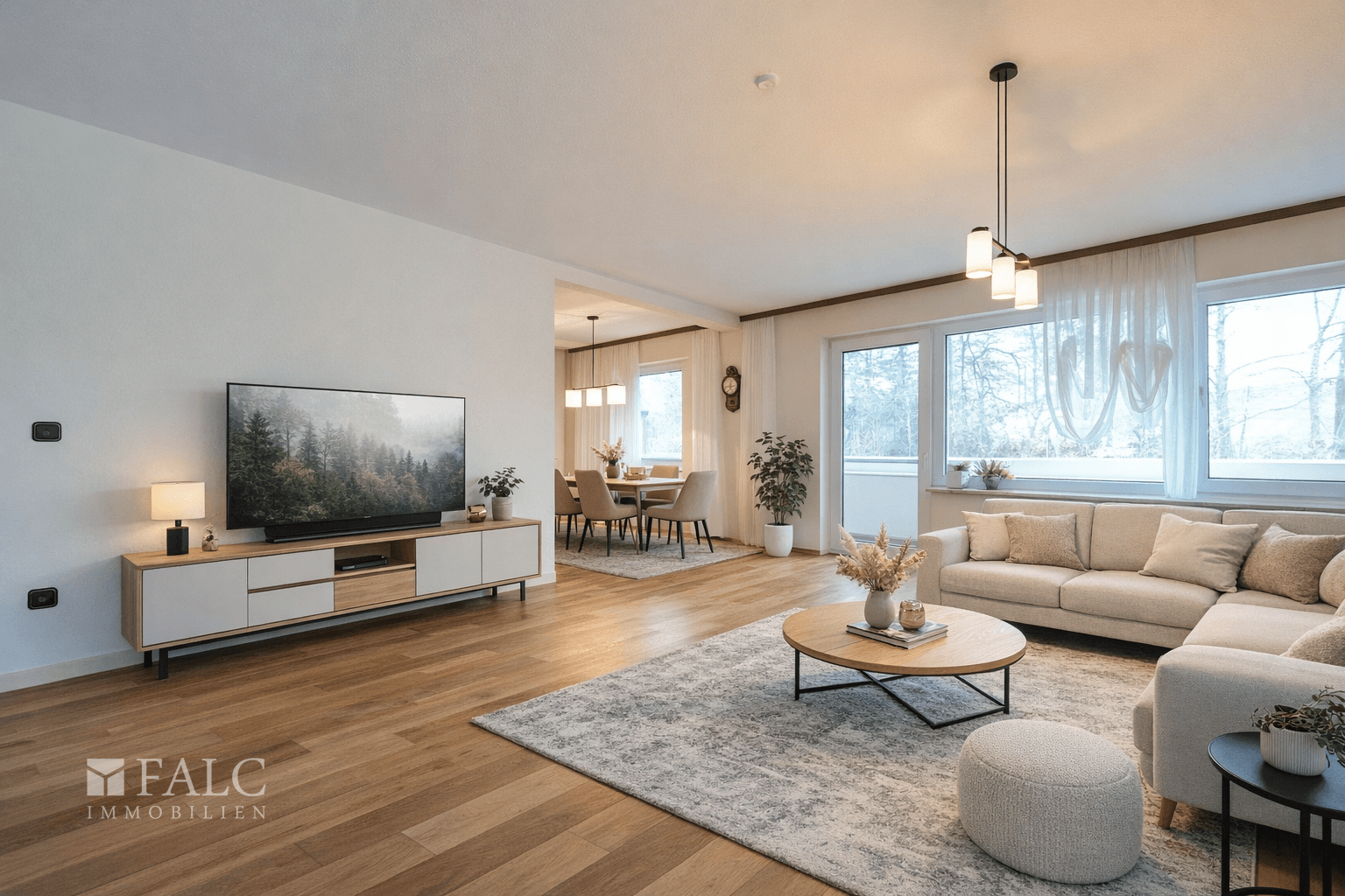 Einrichtungsbeispiel Wohnzimmer